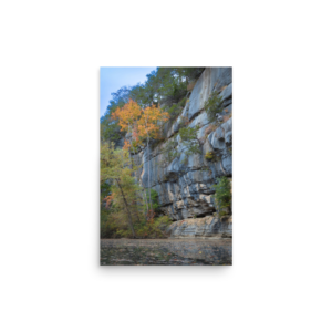 Buffalo River Bluff — Unframed Fine Art Print | Arkansas Autumn Landscape Photography